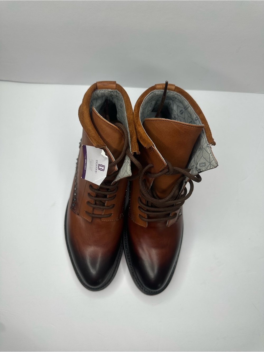 Women’s Tan Brown Leather Chukka Boots - Casual Lace-Up